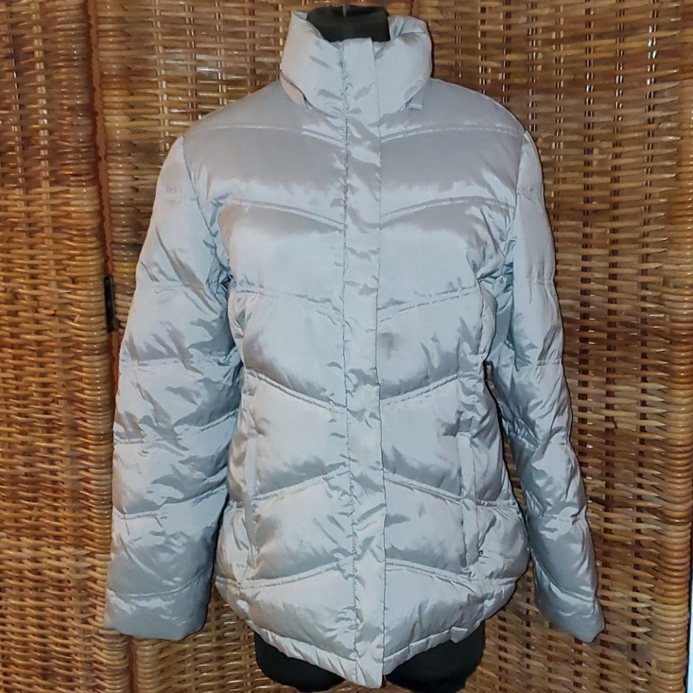 New York & Co Silver Down Jacket L